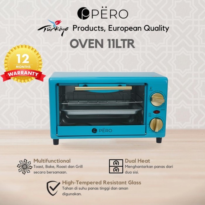 PERO MULTIFUNCTION OVEN 11LT / OVEN LISTRIK WATT RENDAH 400WATT PROMO