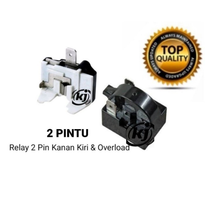 (KULKAS) RELAY PTC OVERLOAD KULKAS POLYTRON 1 PINTU / 2 PINTU