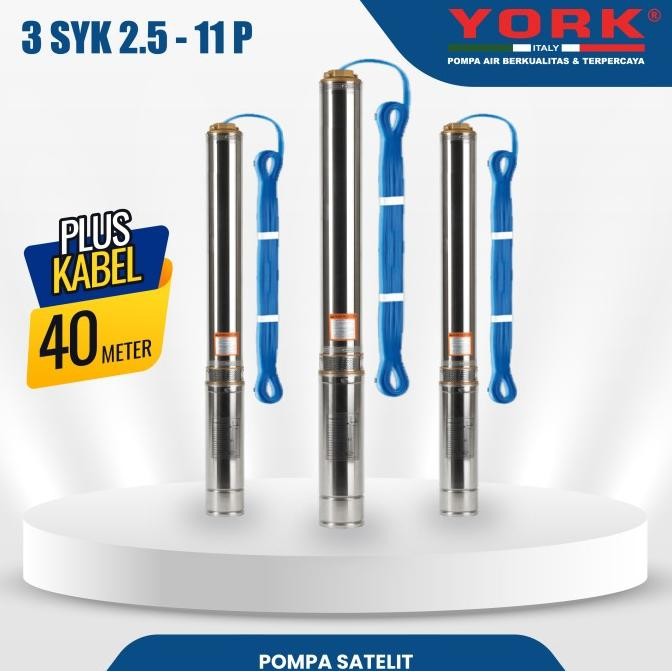 Pompa Satelit YORK Type 3 SYK Plus Kabel Garansi