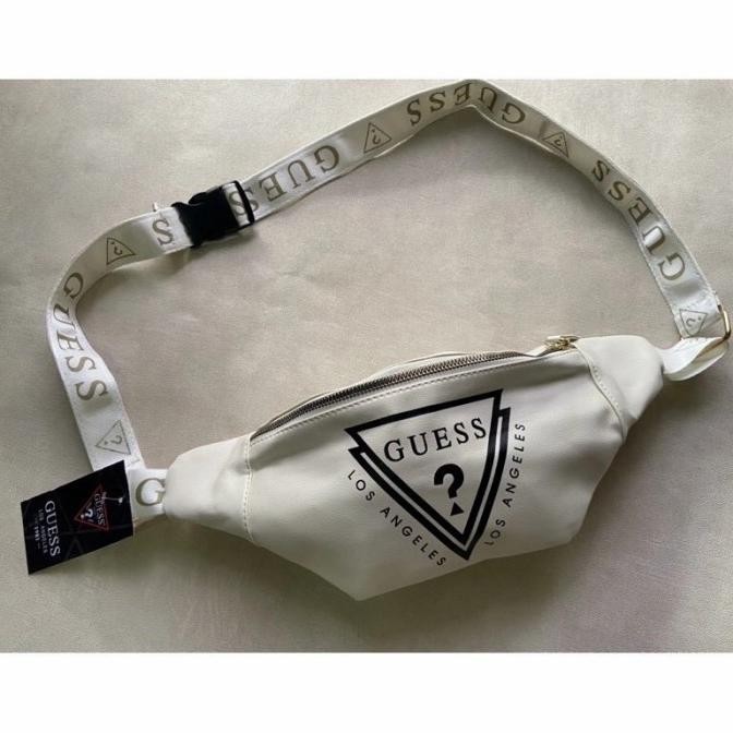 GUESS WAISTBAG SHOULDER BAG WAISTBAG SLING BAG TAS BAHU SELEMPANG WANITA PEREMPUAN CEWEK LUCU UNIK G