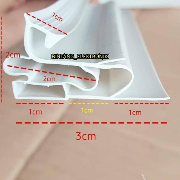 KARET PINTU KULKAS JEPIT BESAR TYPE 1 KARET KULKAS