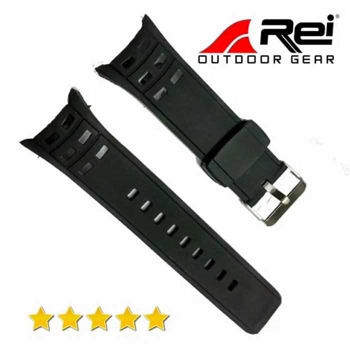 TALI JAM TANGAN REI EQUATOR 10488A 16488 RUBBER STRAP JAM REI EQUATOR