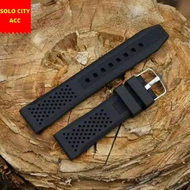 STRAP TALI JAM FOSSIL 22 MM 22MM RUBBER TALIJAM KARET