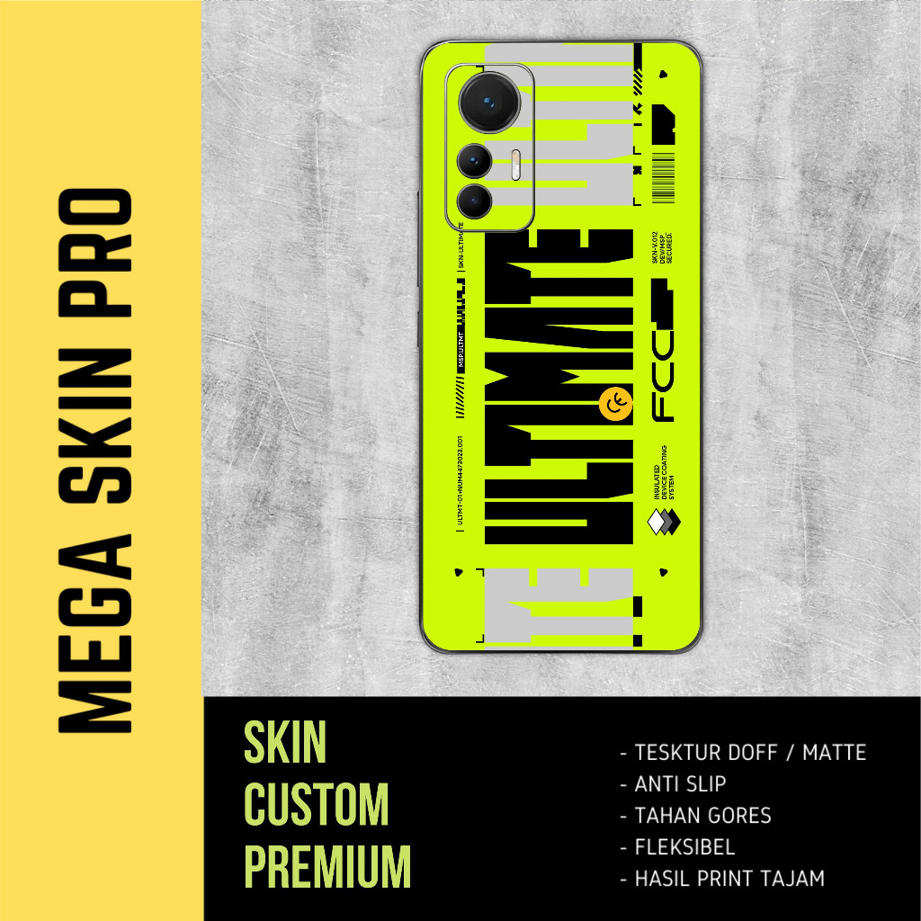 

BestSelling - Xaomi Mi 12 Lite 2 Ultimate Green Lime Garskin Wrap Stiker Premium (FreeCustomOrder)