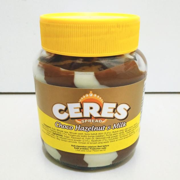 

Ceres Spread Choco Hazelnut & Lk / Selai Coklat Hazel Ceres 350Gr