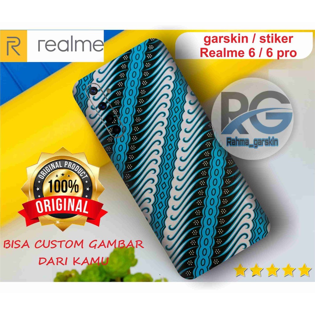 

BestSelling - Realme 6 Garskin Wrap Stiker Premium (FreeCustomOrder)
