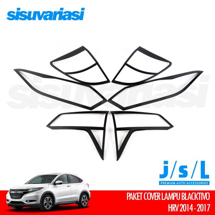 HRV Aksesoris JSL Paket Cover List Headlamp Stoplamp Lampu