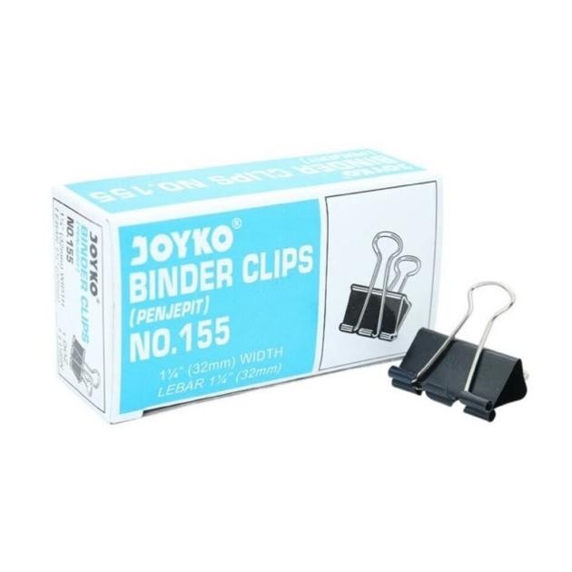 

Binder Clip/Klip Kertas/Klip Penjepit Kertas Joyko [Terlaris] [Terbaik} [Best Seller]