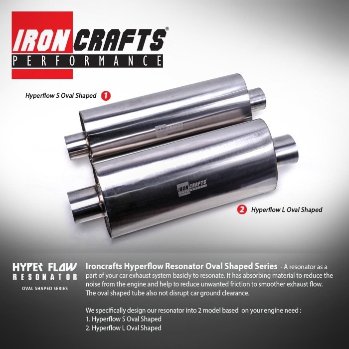 Ironcrafts Hyperflow Oval resonator
