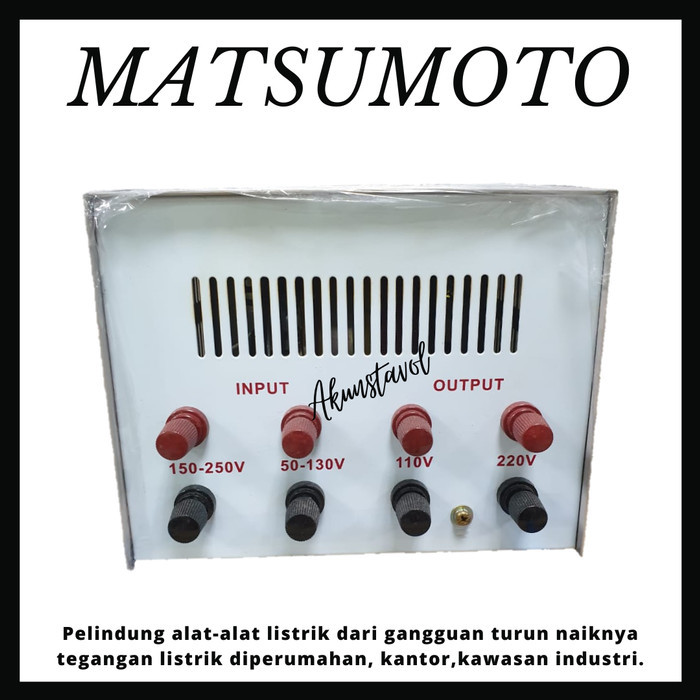 Promo Stavolt Matsumoto 3000N - Stabilizer Listrik 3000Watt