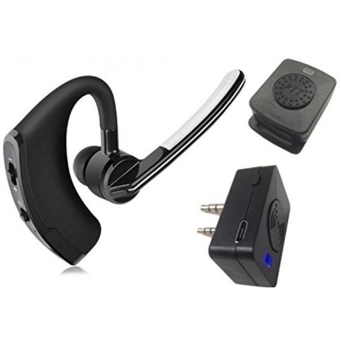 BTHD1 Wireless Dual Bluetooth 4.1 Earpiece for Radio Walkie Talkie