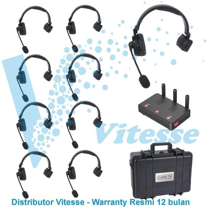 Intercom Duplex Wireless Came Waero 9 Person - spt Clearcom Eartec
