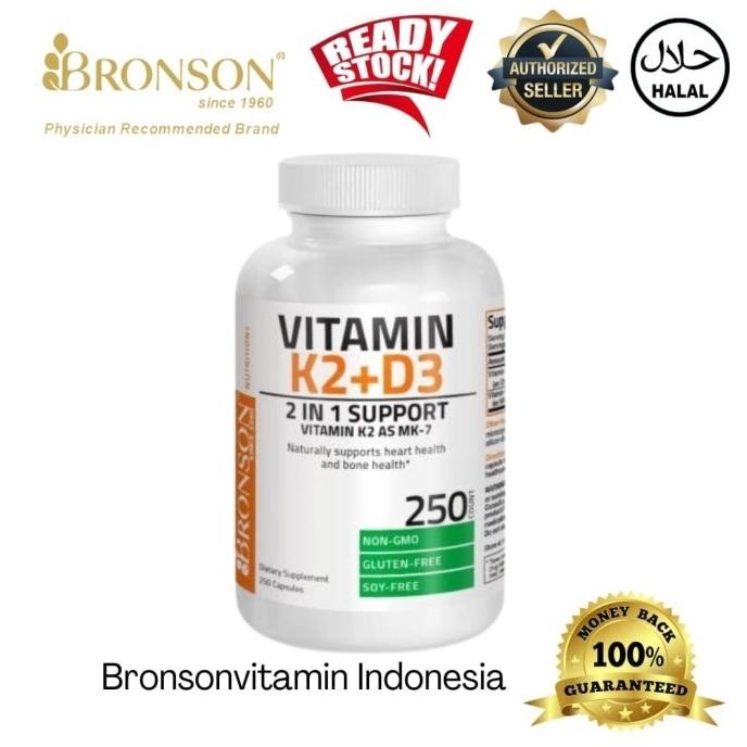 PROMO Bronson Vitamin K2 D3 5000 iu 250 Caps