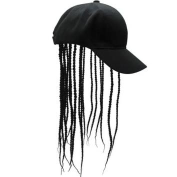 TOPI HITAM PRIA WANITA KEPANG HAIR SINTETIS TOPI WIG KEPANG