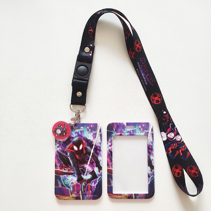 

Sale Id Card Holder Name Tag Lanyard / Kalung Kartu Spiderman Spiderverse