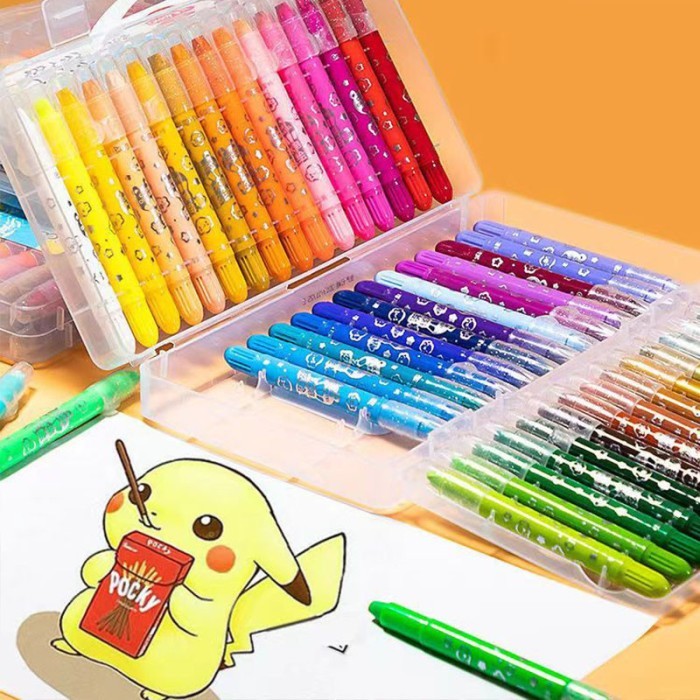 

GROSIRAN CRAYON PUTAR GRASP MATA SERI LENGKAP TIDAK KOTOR DITANGAN 12/24/36/48 WARNA WATER SOLUABLE