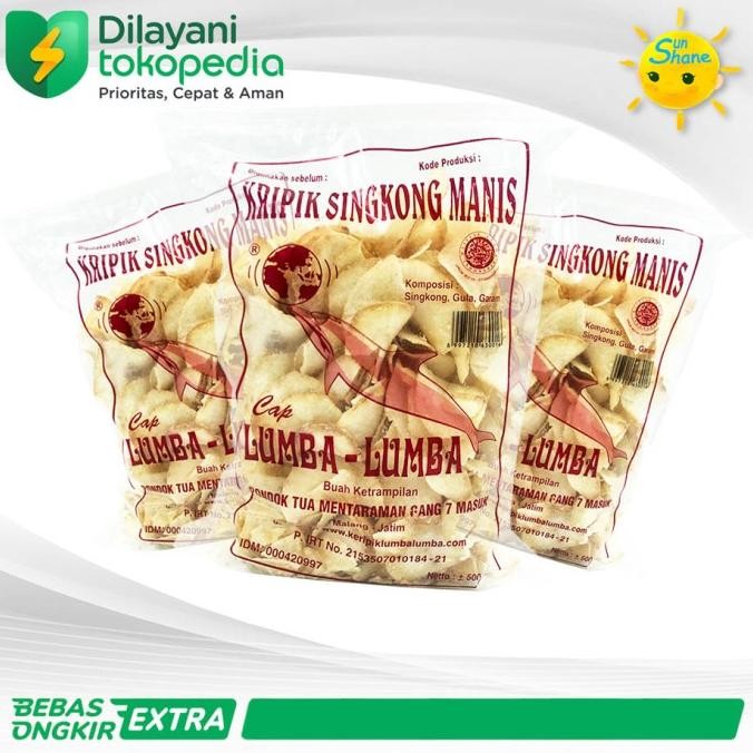 

Bundling 3 Keripik Kripik Singkong Cap Lumba Malang 500 Gr 500Gr 3Pcs