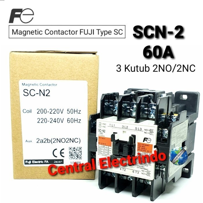 Magnetic Contactor Scn-2 220Vac.