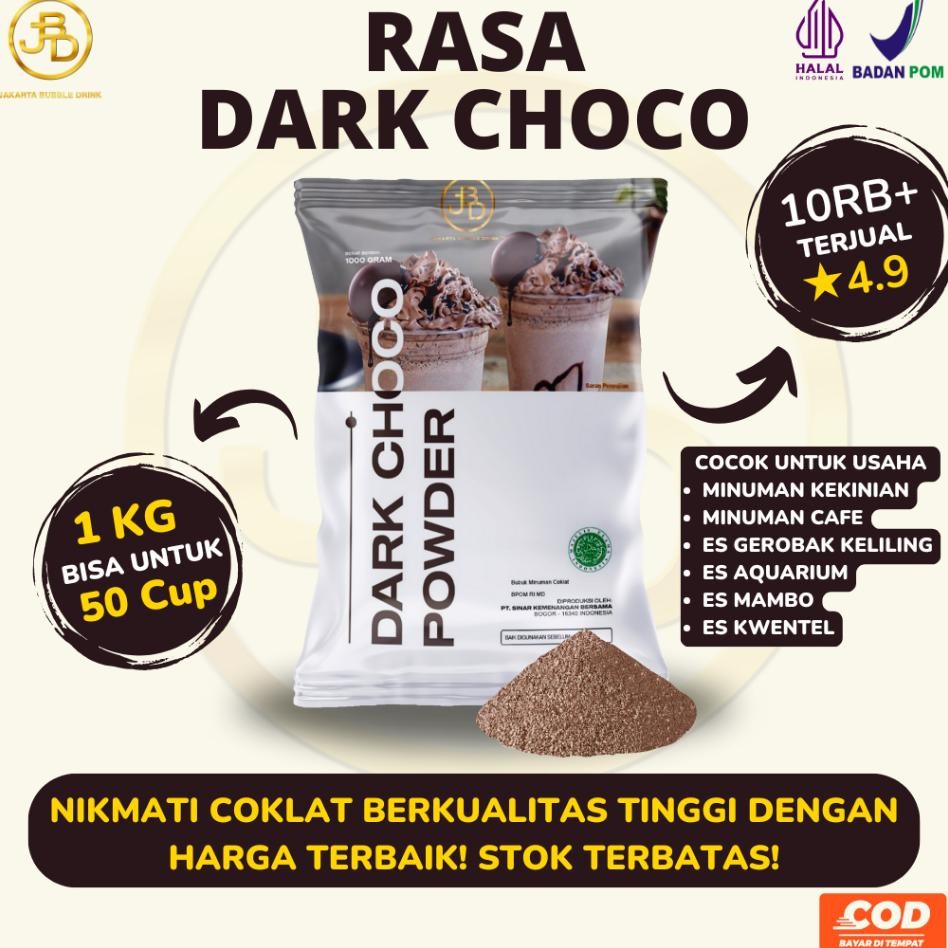 

Bubuk Numan Dark Chocolate -Jakarta Bubble Drink | Bpom&Halal