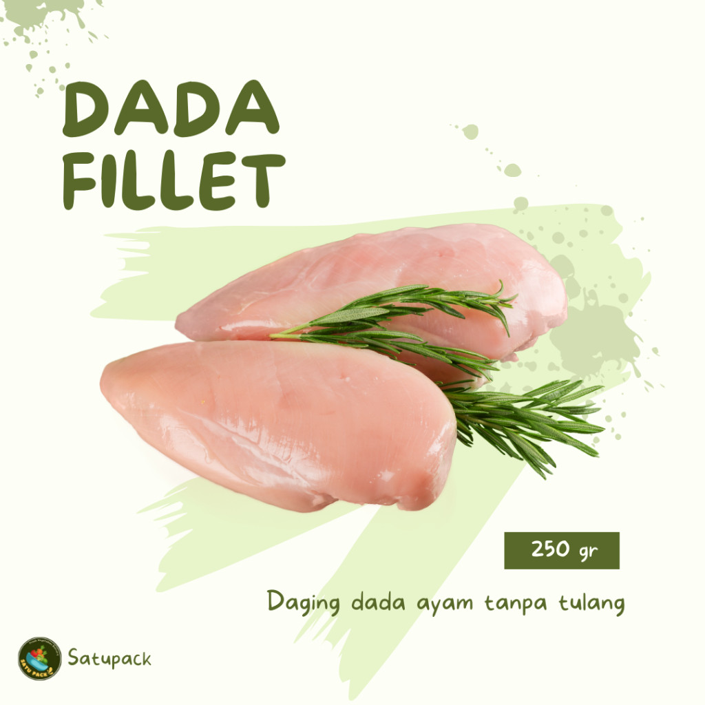 

DADA AYAM FILLET / DADA AYAM TANPA TULANG / DADA AYAM BONELESS - 250 GR