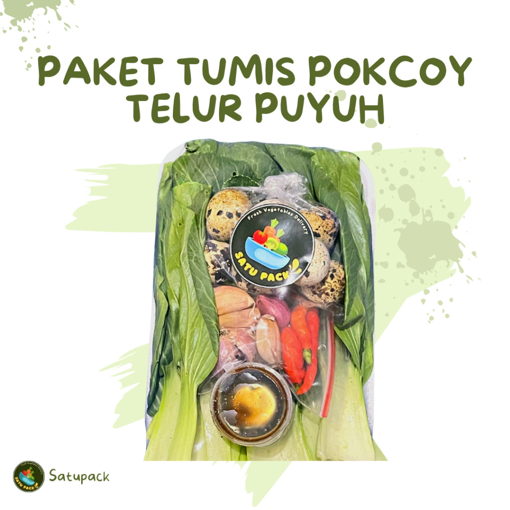 

PAKET TUMIS POKCOY TELUR PUYUH - PER PACK