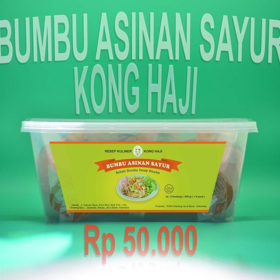 

Bumbu Asinan Sayur Box / Horeka (900 Gr)