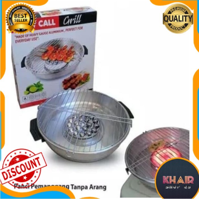 Panggangan kompor Panggangan kompor happy grill Pemanggang barbeque Panggangan barbeque