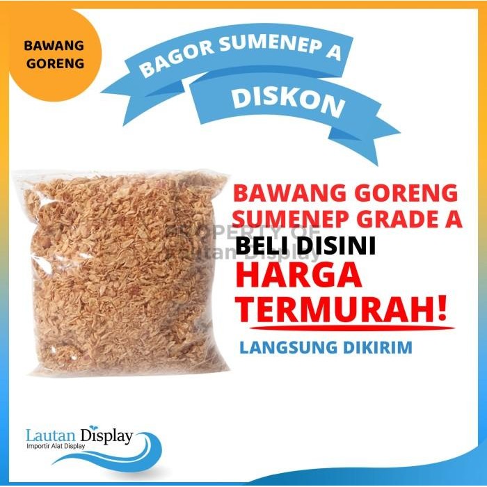 

Bawang Goreng Sumenep Grade A 1/2 Kg