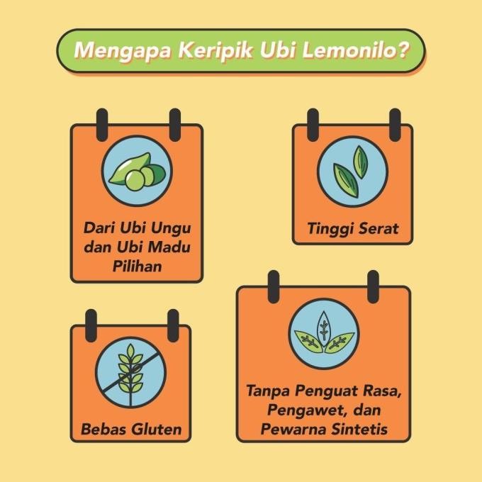 

1 Kardus 60 Pcs Lemonilo Chimi Keripik Ubi Jagung Balado 10G