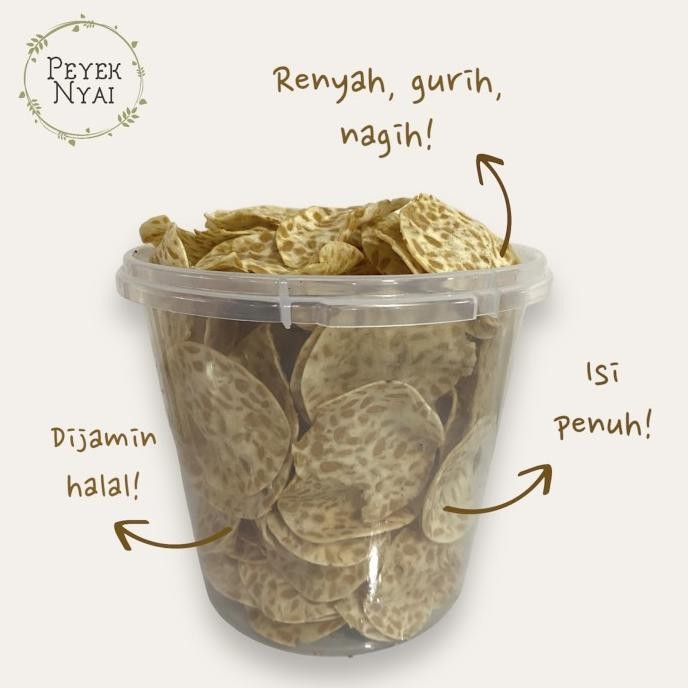 

Peyek Nyai | Keripik Tempe Sagu (Jumbo)