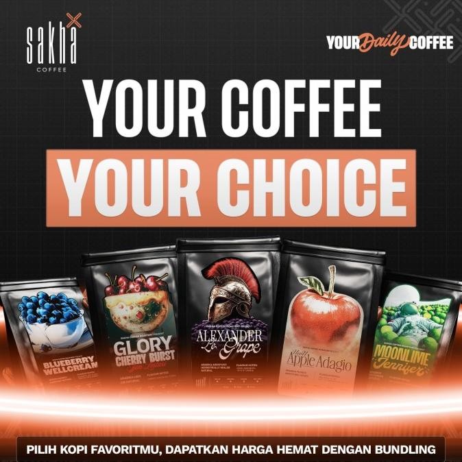 

Paket Bundle Your Coffee Your Choice Exclusive Specialty Coffe Bean Arabica Murni Biji Kopi Bubuk Arabika