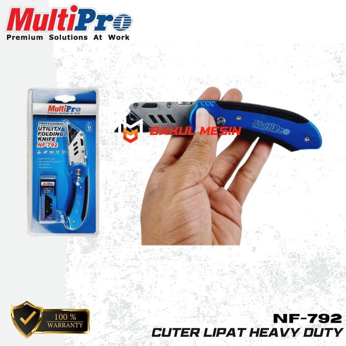 

Multipro Nf792 Utility Folding Knife Nf-792 Cuter Lipat Heavy Duty