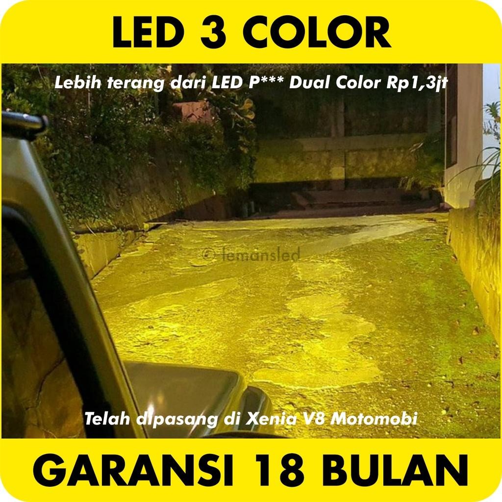 Foglamp 3 Color Toyota Agya Alphard Avanza C-Hr Calya Camry Corolla Altis Fortuner Harrier Hilux Inn