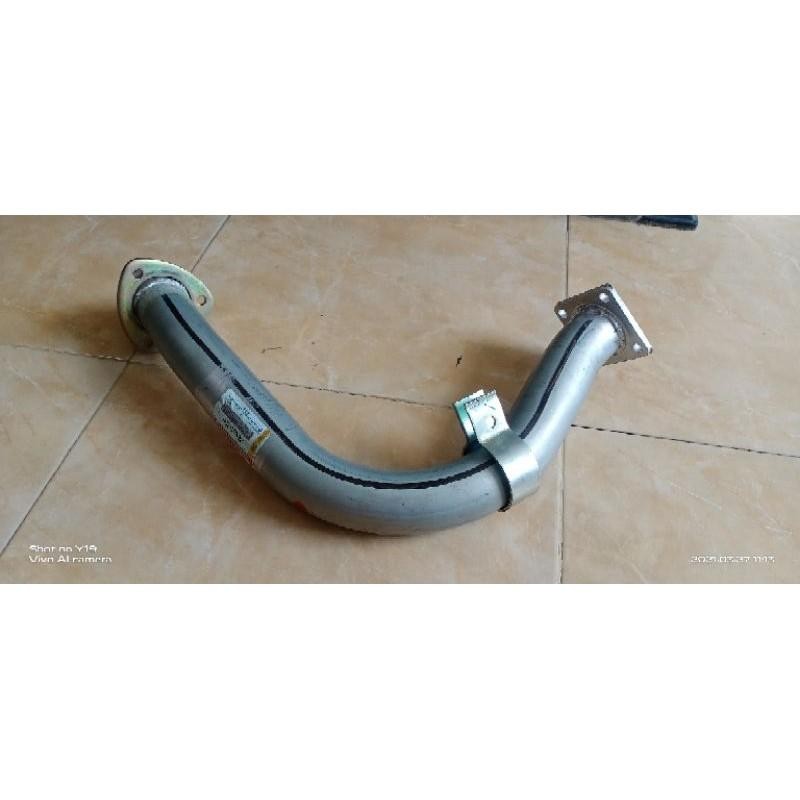 Pipa Leher Angsa Knalpot Canter Turbo Ps110/125/136 Original Mitsubishi Ktb Asli Ada Logo Ktb