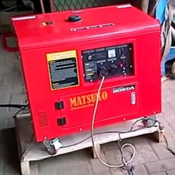 New Genset Lpg Honda 5000Wat Silent Termurah