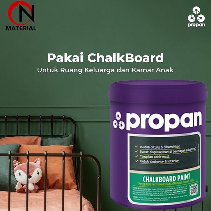 

TERBARU - Car Papan Tulis Kapur Propan Chalkboard Paint 1L / Hitam / Hijau