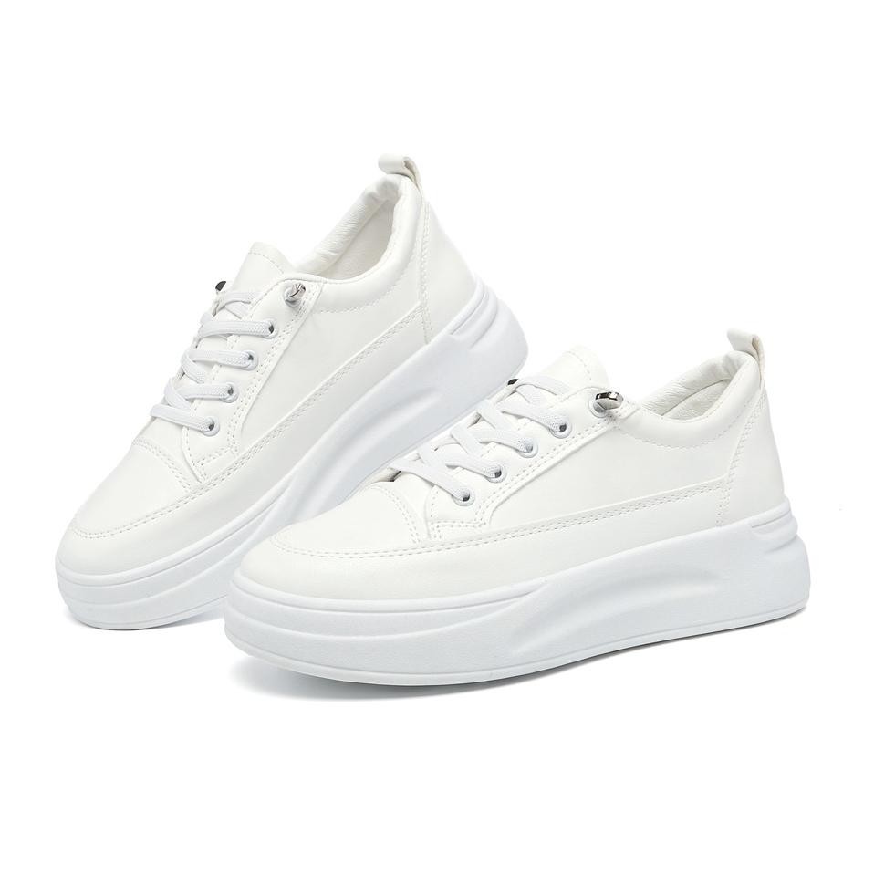 Pvn Soodam Sepatu Sneakers Kets Putih Hitam Wanita Sport Shoes Kasual 180