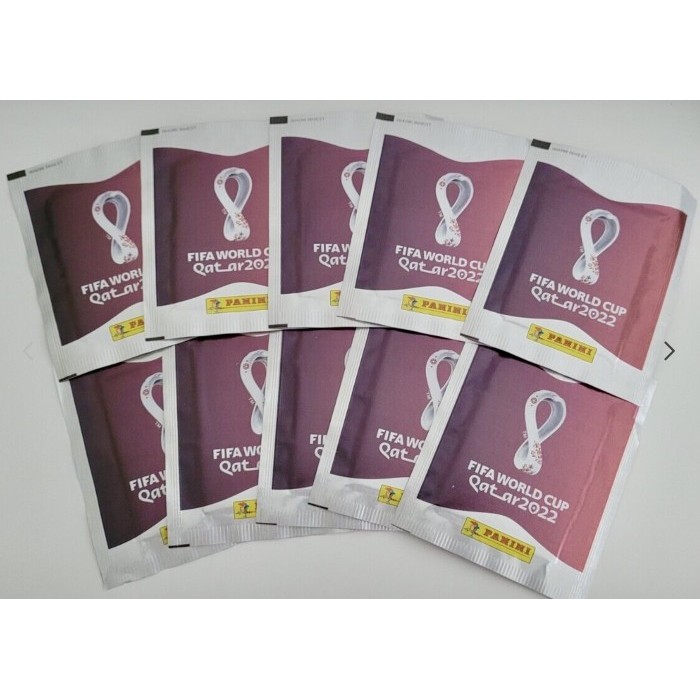 

10x Packets Panini FIFA WORLD CUP Qatar 2022 Stickers (50 Stickers)