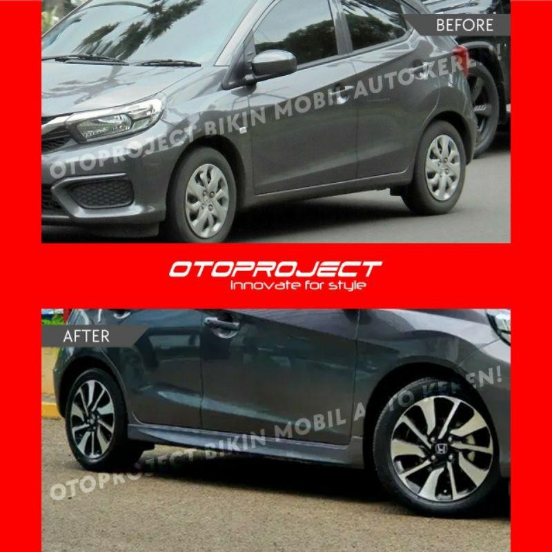 Side Skirt Honda All New Brio Model Rs Bodykit Side Skite Otoproject