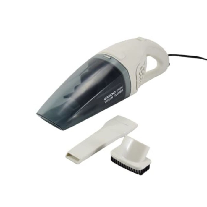 TERLARIS COIDO Vacuum Cleaner/Penghisap Debu Mobil Kering & Basah 12 V Putih