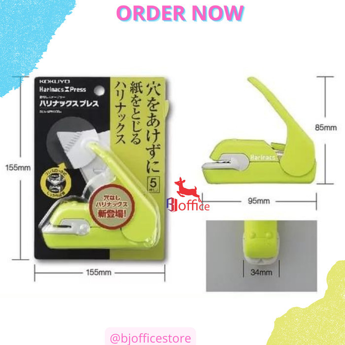 

Kokuyo Harinacs Staples Stapler Harinacs Press 5 Sheets MPH-105