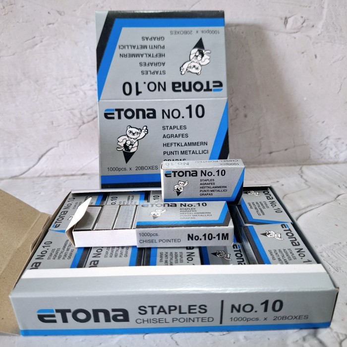 

(45 Pak) Staples Etona No.10 Kartonan