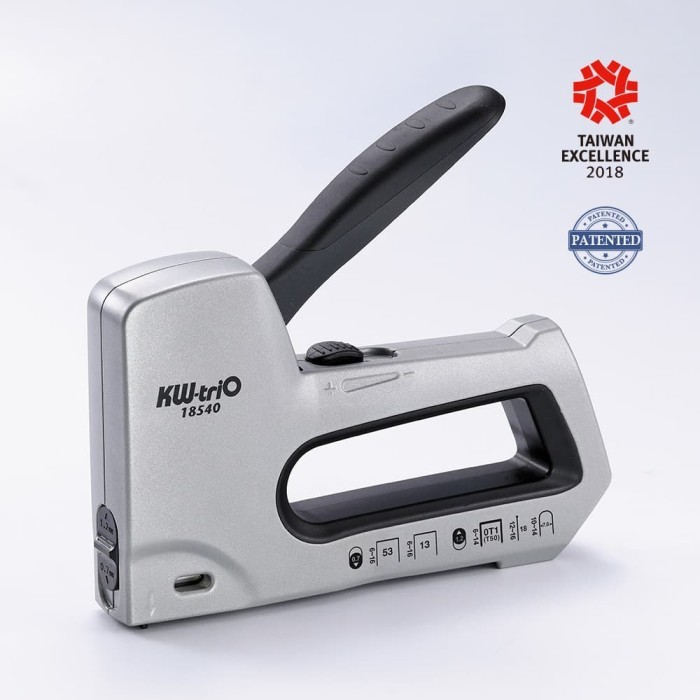 

5-in-1 Stapler Tembak Kw-trio 18540/Aluminium Tacker.Bisa sampai 14 mm