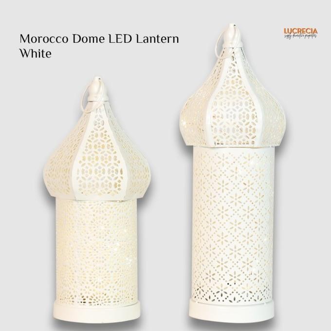 Sale Morocco Dome Gold Led Lantern Dekorasi Idul Fitri Lebaran Ramadhan