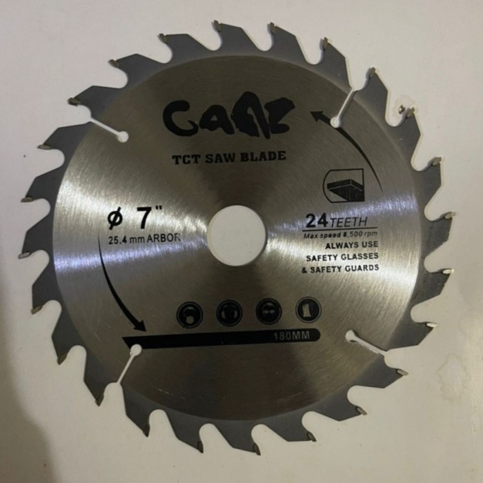 Mata gergaji kayu 7 inch circular saw blade 7" mata potong kayu 7 inch
