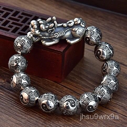 Perhiasan Pasangan Manik Buddha Gosip Uang Keberuntungan Solid