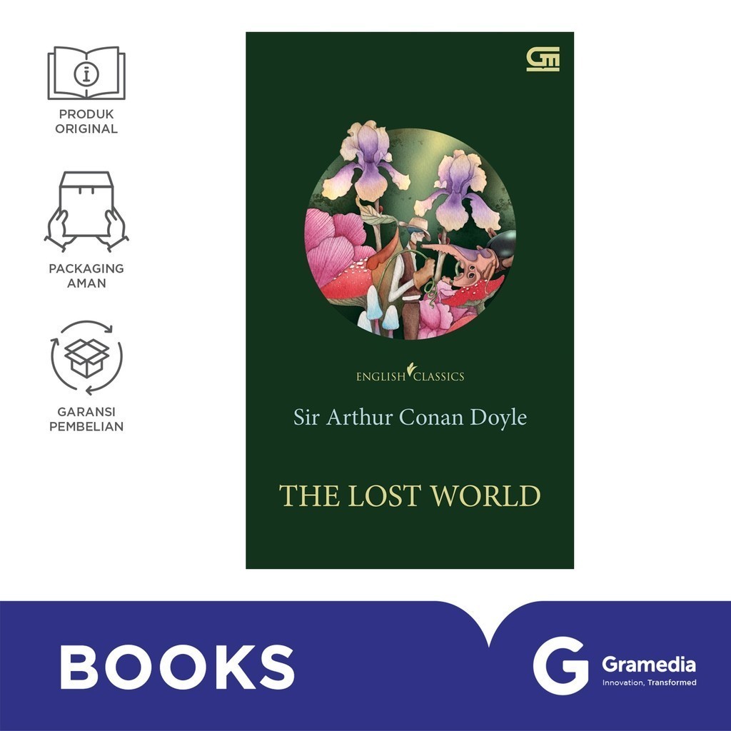 Gramedia Bintaro - Gramedia Novel English Classics: The Lost World (Sir Arthur Conan Doyle)