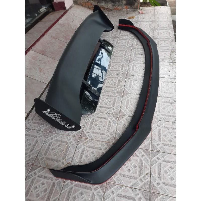 Front Lips Honda Brio Dan Spoiler Gt Wing Js Racing