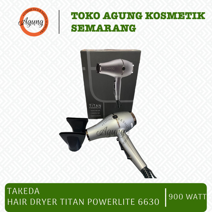 Takeda Hair Dryer Takeda -6630 Titan Powerlite 900 Watt