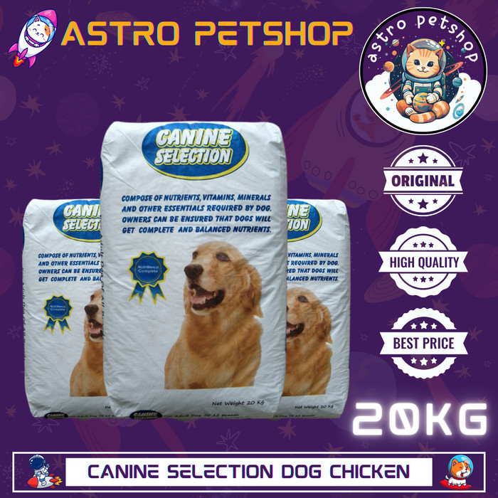 Canine Selection Dog 20 Kg makanan dogfood 20kg - Chicken